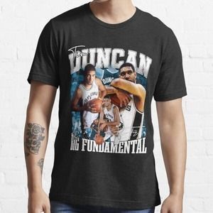 Tim Duncan The Big Fundamental Basketball Legend Unisex T-Shirt Gift For Fan
